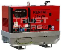 Дизельный генератор EuroPower EPSR11-3TDE В кожухе Kubota D 722 trustenergo.ru